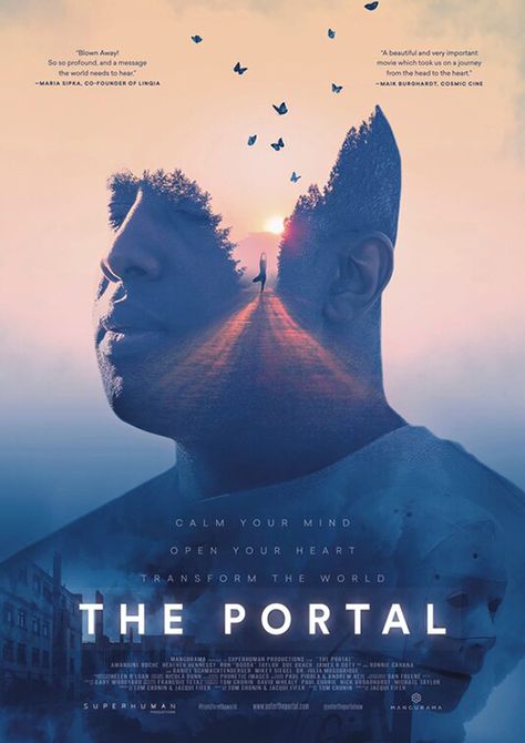 Documentary Poster, Box Office Movie, Head And Heart, The Portal, Box Office, Double Exposure, Experiential, Change The World, Movie Poster