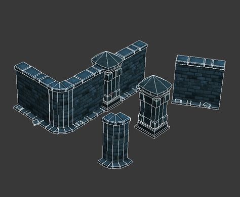 Modular Dungeon, Maya 3d Modeling, Dungeons And Dragons Diy, Modular Environment, Game Terrain, Props Art, Infographic Design Inspiration, 3d Inspiration, Game Environment