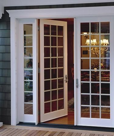 Round Porch, Fiberglass Patio Doors, Upvc French Doors, House Additions, Den Decor, French Doors Exterior, Doors With Glass, French Doors Patio, Door Inspiration