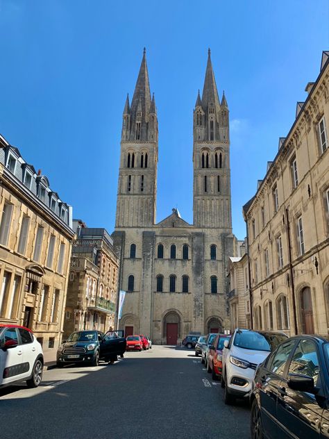 #church #caen #france #normandie Caen France, France Trip, Nice Places, Euro Summer, Normandy France, Catholic School, Europe Summer, Europe Trip, Architecture Old