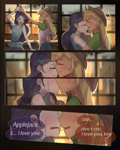 True Love (part2) by LooknamTCN on DeviantArt Arte Aries, Yuri Comics, My Little Pony Rarity, Equestria Girl, My Little Pony Comic, Mlp Equestria Girls, My Little Pony Drawing, My Little Pony Characters, Mlp Pony