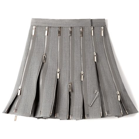 Thom Browne Wool Zipped Kilt ($2,295) ❤ liked on Polyvore featuring skirts, mini skirts, bottoms, grey, short skirts, gray wool skirt, knee length pleated skirt, grey skirt and wool mini skirt Grey Pleated Skirt, Zipper Skirt, Mode Inspo, Wool Skirts, Gray Skirt, Pleated Mini Skirt, Kilt, Thom Browne, Fashion Details