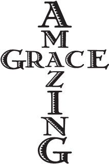 Amazing Grace  Uppercase Living Vinyl Wall Quotes, Cross Tattoo, Religious Quotes, Amazing Grace, Silhouette Projects, Wall Quotes, Word Art, The Words, Bible Journaling