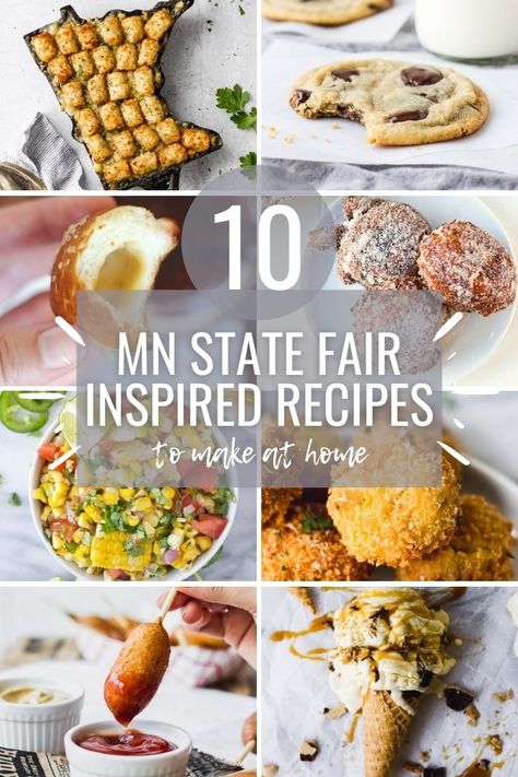 Minnesota State Fair Food, Sweet Corn Salsa, Fair Recipes, Bourbon Bbq Sauce, Waffle Cone Recipe, State Fair Food, Ultimate Chocolate Chip Cookie, Recipes To Make At Home, Bbq Wings