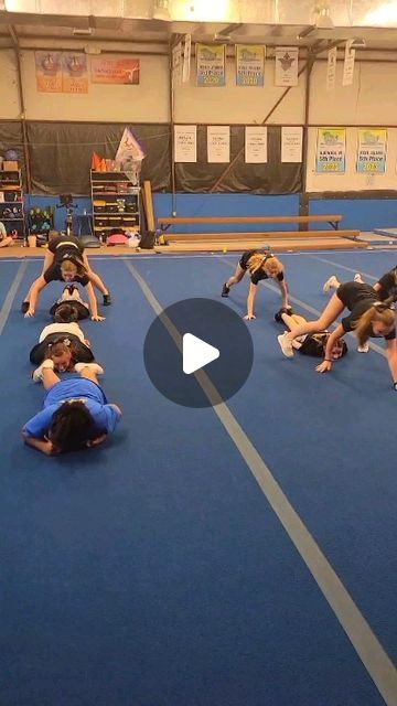 Charlotte Homeschool Cheer on Instagram: "Just warming up 🤣  #warmups #games #teambuilding #teambonding #icebreaker #conditioning #cheerleading #newteam #newseason #season7" Cheer Games For Practice, Cheer Team Bonding Games, Team Bonding Activities Cheerleading, Cheer Team Bonding, Cheerleading Conditioning, Team Bonding Ideas, Cheer Drills, Cheer Warm Ups, Easy Cheers