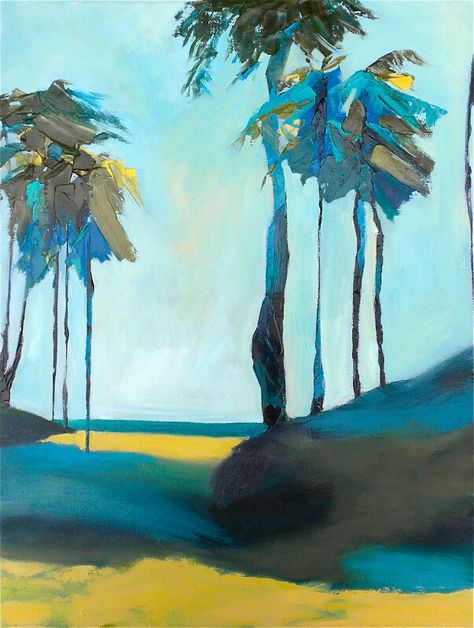 Abstract palm trees Palm Tree Paintings, Palm Tree Artwork, Palm Tree Painting, Abstract Beach Painting, Abstract Tree Painting, Tropical Painting, Palm Trees Painting, Tree Paintings, Florida Art