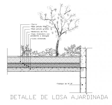 Slab with planter detail sectional layout dwg file Sectional Layout, Section Plan, Construction Details Architecture, Landscape Architecture Diagram, Column Structure, Architecture Drawing Presentation, Art Galleries Design, Green Facade, Concept Models Architecture