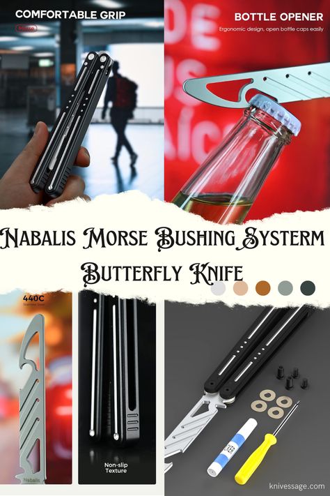 Your Butterfly Knives are now on Amazon! ⚔ Perfect for outdoor adventures :https://knivessage.com/butterfly-knives-the-best-balisongs/ Butterfly Knife, Ergonomics Design, Bottle Cap, Bottle Opener, Zen, Premium Quality, Pins