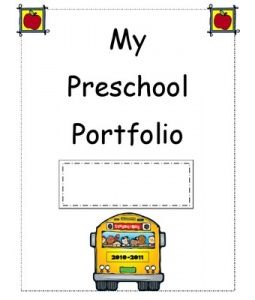 Preschool Portfolio Ideas, Preschool Memory Book, Preschool Portfolio, Preschool Binder, Preschool Assessment, Teaching Portfolio, Kindergarten Portfolio, Student Portfolios, Portfolio Covers