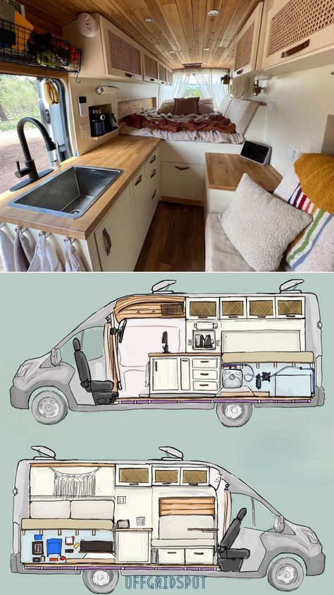 Renovated Vw Bus, Plan Layout Design, Bus Home Conversion, Van Conversion Floor, Van Conversion Plans, Transit Van Conversion, Ambulance Camper, Ford Van Conversion, Ford Transit Camper Conversion