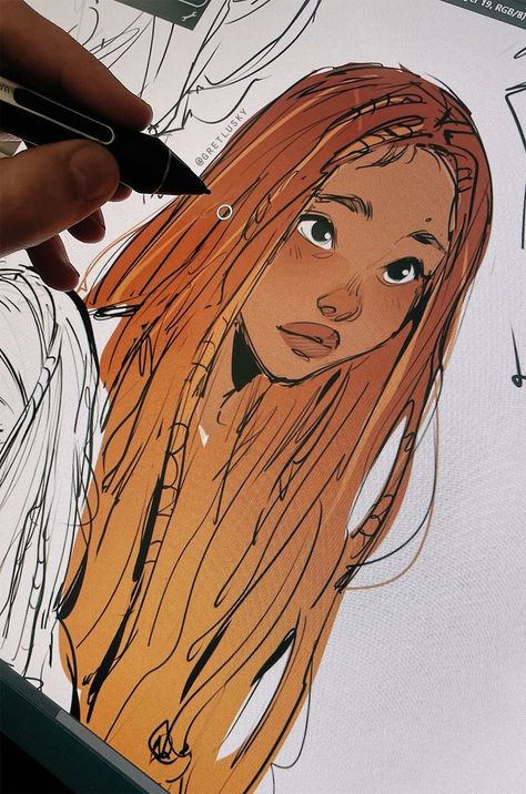 Arte Sketchbook, Cute Art Styles, Art Tutorials Drawing, Art Block, Art Inspiration Drawing, Funky Art, A Drawing, Art Drawings Sketches, Cartoon Art Styles