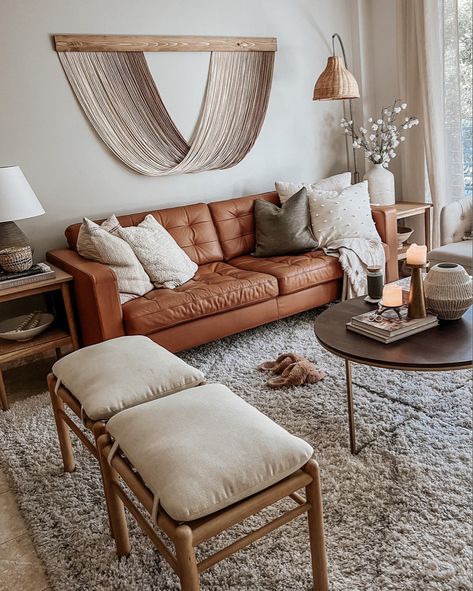 Round rug living room layout