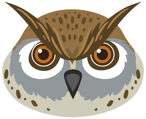 Free vector cute owl head in flat style | Free Vector #Freepik #freevector #beak #bird-cartoon #cartoon-owl #cartoon-svg Bird Cartoon, Owl Head, Cartoon Owl, Cartoon Svg, Cartoon Cartoon, Owl Cartoon, Psd Icon, Cute Owl, Flat Style