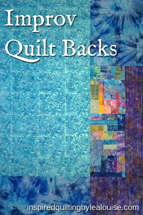 ” Scrappy Quilt Backs, Ideas For Quilt Backs, Creative Quilt Backs, Quilt Backing Ideas Simple, Quilt Backs Ideas, Quilt Back Ideas Simple, Pieced Quilt Backing Ideas, Quilt Backing Ideas Layout, Quilt Back Ideas