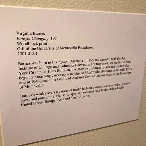 After weeks of fun, at home art activities, you likely have enough work to start your own gallery! Why not do just that? An important component of any museum or gallery is the label. Labels help visitors view and appreciate the artworks on display. This is a great way to… Museum Label, Site Specific Art, Teenage Fanclub, Review Notes, Dothan Alabama, Bat For Lashes, Arts Month, Photo Exhibit, Museum Display