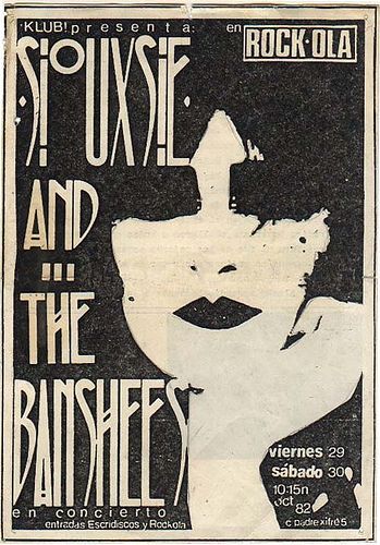 siouxie ◕ poster affiche musicale chanteuse singer Siouxsie And The Banshees, Goth Bands, Goth Music, Punk Poster, Arte Punk, Gig Poster, Illustration Photo, Concert Poster, Rock Posters