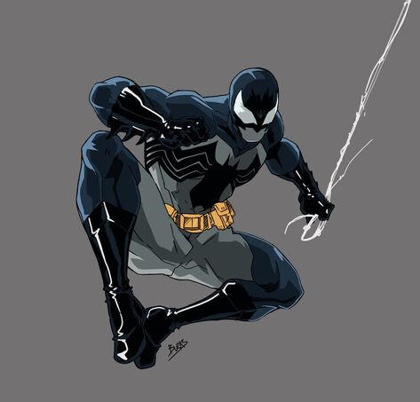 ArtStation - Superhero Mashups, Terrence Burks Spider Knight, Dc Comics Vs Marvel, Free Drawing, Batman Spiderman, Daily Sketch, Superhero Cosplay, Avengers Age, Marvel Spiderman Art, Dc Comics Artwork