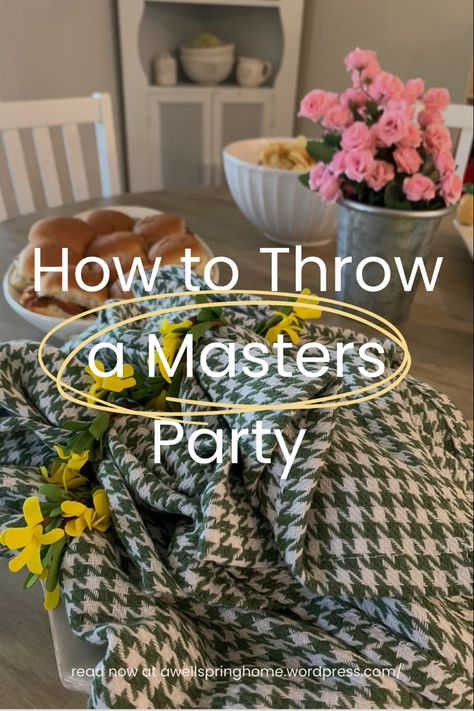 Masters Party Ideas, Masters Themed Party, Masters Food, Masters Golf Party, Masters Party, Task Master, Bbq Sliders, Homemade Peach Ice Cream, Lays Potato Chips