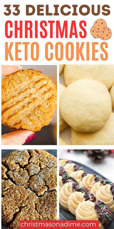 Get ready to indulge in a guilt-free, low-carb Homemade Christmas feast with these keto cookie recipes. Classic and delicious keto desserts. From classic gingerbread to decadent chocolate peppermint, satisfy your sweet tooth without breaking your diet. #christmasonadime #ketochristmascookierecipes #ketocookies Keto Gingerbread Cookies, Low Carb Gingerbread Cookies, Low Carb Gingerbread, Christmas Keto, Peppermint Dessert, Low Carb Christmas, Keto Christmas Cookies, Keto Holiday Recipes, Christmas Feast