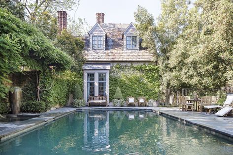 A pool, gazebo and cooking area are outdoors. The couple is moving to their home on a ranch about 1½ hours away. 'We're just thinking about simplifying,' Ms. Reeves said. Highland Park Dallas, Dr Manhattan, English Architecture, English Manor Houses, English Manor, Tudor House, English Country House, Classical Architecture, English Cottage