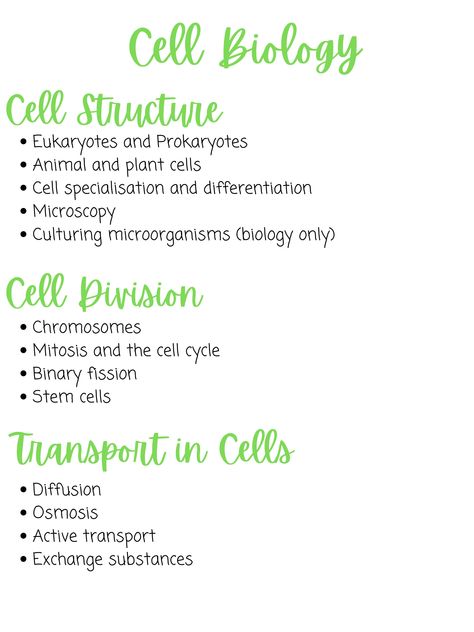 Cell Biology Notes Gcse, Biology Revision Gcse Cells, General Biology Notes, Biology Revision Gcse, Gcse Biology Revision Notes, Life Science Notes, Gcse Revision Notes, Aesthetic Biology Notes, Biology Notes Aesthetic