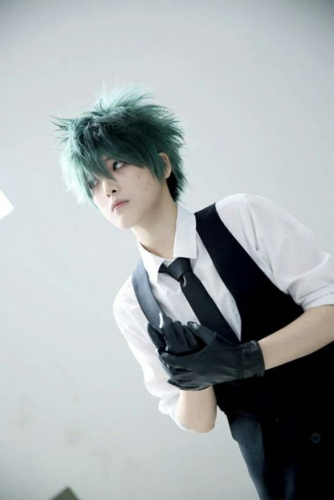 Cosplay/Deku_Villain Deku Villain, Izuku Midoriya Cosplay, Cosplay Aesthetic, Bnha Cosplay, Perfect Cosplay, Deku Cosplay, My Hero Academia Cosplay, Mha Cosplay, Villain Deku