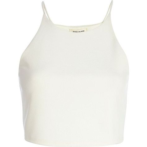 River Island White racer front crop top ($9.22) ❤ liked on Polyvore featuring tops, crop tops, shirts, tank tops, sale, white spaghetti strap shirt, spaghetti strap crop top, spaghetti strap shirt, river island top and crop shirt White Spaghetti Strap Top, Crop Tops Shirts, Spaghetti Strap Shirt, White Spaghetti, White Spaghetti Strap, Spaghetti Strap Crop Top, Front Crop Top, Spaghetti Strap Top, Crop Top And Shorts