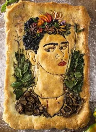 Foccia Bread, Foccacia Bread Art, Focaccia Bread Art, Easy Focaccia Bread, Easy Focaccia Bread Recipe, Focaccia Art, New Food Trends, Bread Design, Red Vegetables