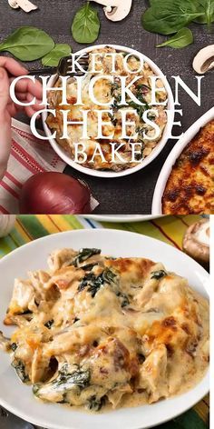 Different Types Of Food, Chicken And Cheese, Cheese Bake, Keto Casserole, Resep Diet, Keto Diet Food List, Keto Cooking, India Food, Keto Recipes Dinner