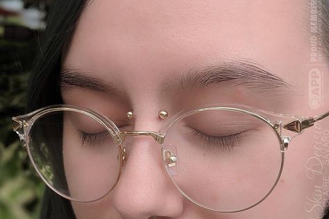 Curated Piercings, Bridge Piercings, Piercing Bridge, Nose Bridge Piercing, Bridge Piercing, Face Piercings, Navel Piercing, Body Piercings, Body Modifications