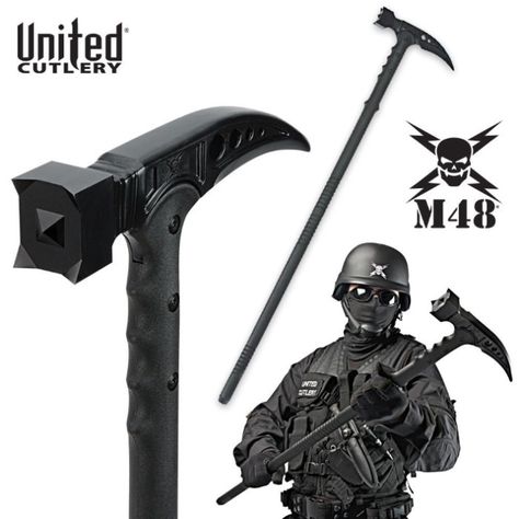 M48 Kommando Survival Hammer Tactical Hiking Staff | BUDK.com - Knives & Swords At The Lowest Prices! Hiking Staff, Edc Tactical, Apocalypse Survival, Tactical Survival, Zombie Survival, Earthship, Survival Tools, Survival Prepping, Zombie Apocalypse