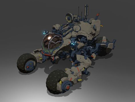 ArtStation - Some vehicle ideas exploration Futuristic Construction Vehicles, Sci Fi Vehicle Concept Art, Wasteland Vehicles, Sci Fi Vehicle, Space Vehicle, Space Tank, Futuristic Vehicles, Storyboard Ideas, Vehicle Concept