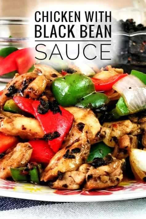 Simple Stir Fry Recipe, Black Bean Sauce Chicken, Black Bean Sauce Recipe, Simple Stir Fry, Garlic Sauce For Chicken, Dim Sum Recipes, Black Bean Chicken, Easy Stir Fry Recipes, Garlic Sauce Recipe