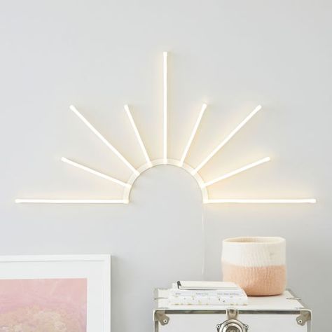 Hangout Room, Sun Burst, Led Shop Lights, Preppy Room, Cute Bedroom Decor, Home Modern, Cute Room Decor, Teen Room, Pottery Barn Teen