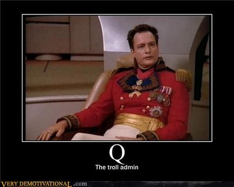 Q Star Trek Q, Jonathan Frakes, New Star Trek, Star Trek Funny, Star Trek Characters, Star Trek Art, Star Trek The Next Generation, Alien Character, Tier 1