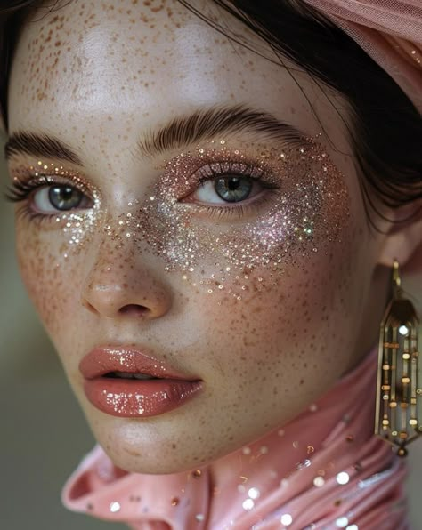 Cosmic Makeup, Look Festival, Ethereal Makeup, Fairy Makeup, Fairy Princess, Festival Makeup, Fantasy Makeup, Editorial Makeup, Glitter Makeup