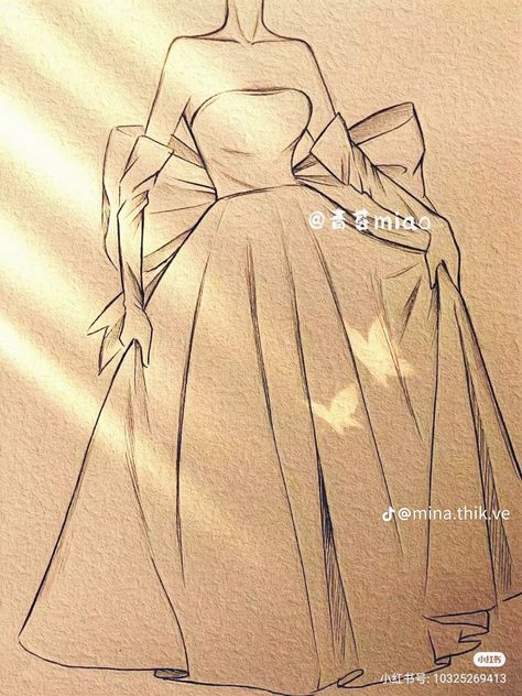 Dress Drawing Ideas Art, Model For Drawing Clothes, Body Base Drawing Dress, Dress Design Drawing Ideas, Designing Clothes Sketches, Fashion Drawing Sketches Clothing, Clothes Inspo Drawing, Fashion Dresses Drawing Sketches, Long Dress Sketch