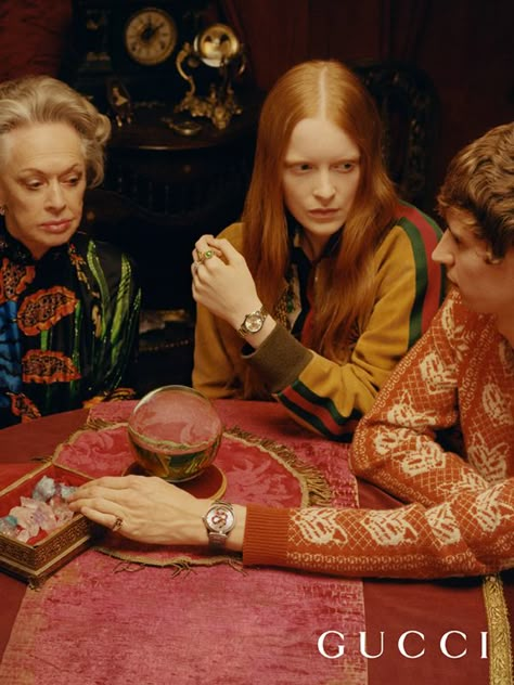 Gucci Ad, Gucci 2018, Gucci Campaign, Jewellery Campaign, Jewelry Campaign, Tippi Hedren, Witch Style, Gucci Baby, Gucci Jewelry