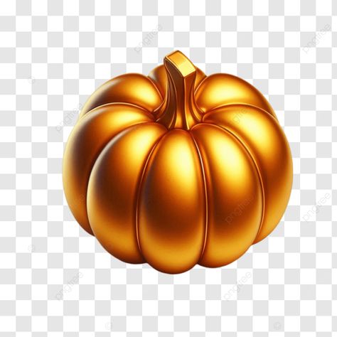 3d pumpkin with gold decor element on transparent background 3d pumpkin with gold decor element on Glow Decor, 3d Pumpkin, Gold Pumpkin, Gold Pumpkins, Background Transparent, 3d Photo, Transparent Image, Background 3d, Gold Decor