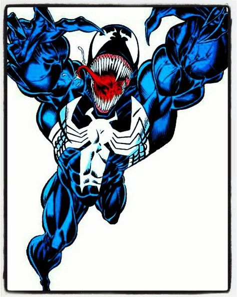 Mark Bagley MC's Venom is 1 of the only 2 artists to do the "Lethal Hero" Justice the other one is Tom Lyle Venom Pictures, Spiderman Wallpapers, Mark Bagley, Venom Art, Venom Comics, Univers Marvel, Marvel Venom, Marvel Villains, Amazing Spider Man