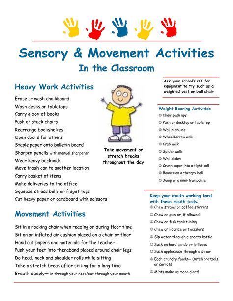 Sensory Motor, Occupational Therapy Activities, Sensory Diet, Pediatric Occupational Therapy, Sensory Integration, Movement Activities, Heavy Work, Sensory Processing Disorder, Music And Movement