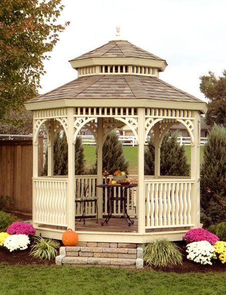 Beautiful Home Gardens, Building A Pergola, Gazebo Wedding, Garden Arbor, Gazebo Pergola, Outdoor Gazebos, Garden Gazebo, Pergola Plans, Diy Pergola