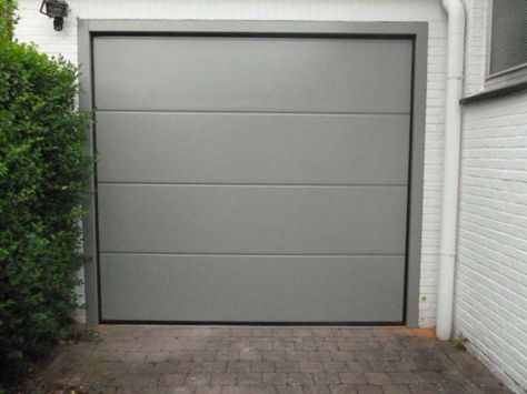 Ral 7030 | Windows, Door and woodwork Ideas | Pinterest Anthracite Grey Windows, Window Frame Colours, Ral Colours Grey, Grey Front Doors, Garage Door Types, Garage Door Styles, Grey Windows, Front Doors With Windows, Window Color