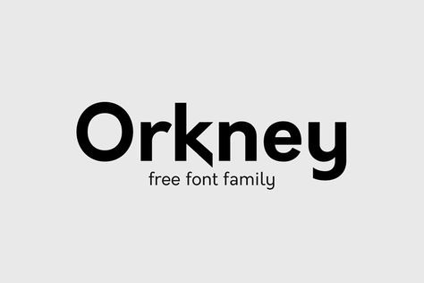 Orkney Free Font Family | Fonts Shmonts San Serif Fonts, Sans Serif Logo, Free Typography Fonts, Free Fonts For Commercial Use, Fonts For Commercial Use, Typo Logo Design, Serif Logo, Fun Fonts, Name Card Design