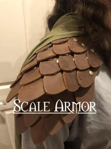 Leather Scale Armor : 4 Steps (with Pictures) - Instructables Cloth Armor, Diy Scale, Larp Diy, Dragon Scale Armor, Scale Armor, Viking Cosplay, Ren Faire Outfits, Plate Armor, Fantasy Craft