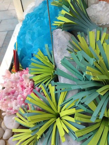 Underwater Window, Vbs Diy, Underwater Party, Under The Sea Decorations, Ocean Plants, Sea Anemones, Kitchen Ideas For Small Spaces, Mermaid Theme Birthday Party, Sea Sculpture