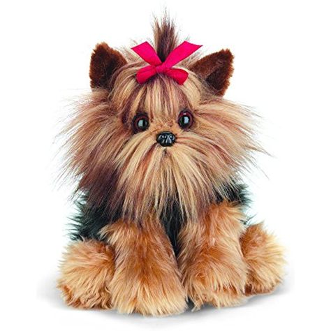 Toy Yorkie, Realistic Stuffed Animals, Dog Stuffed Animal, Yorkie Dogs, Teddy Bear Stuffed Animal, Yorkie Puppy, Little Puppies, Cute Stuffed Animals, Yorkshire Terrier