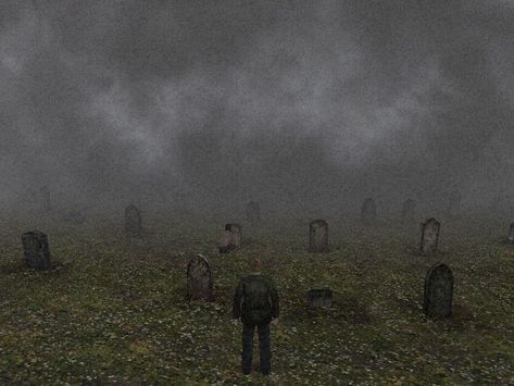 Silent Hill Aesthetic, Hill Aesthetic, Silent Hill 2, Silent Hill, Graveyard