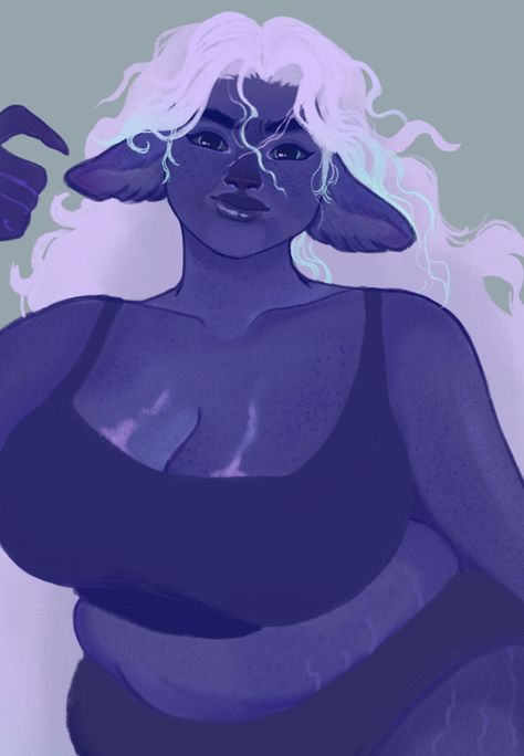 (17) feywildhoney on Tumblr Plus Size Dnd Female, Firbolg Woman, Plus Size Dnd Character, Firbolg Character Design, Firbolg Dnd, Hybrid Characters, Dear Hunter, Pathfinder Character, Dnd Races