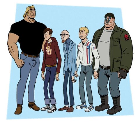 Venture Bros Character Design, Brock Samson Venture Bros, Venture Bros Fanart, Hank Venture, Dean Venture, Brock Samson, Venture Brothers, The Venture Bros, Venture Bros